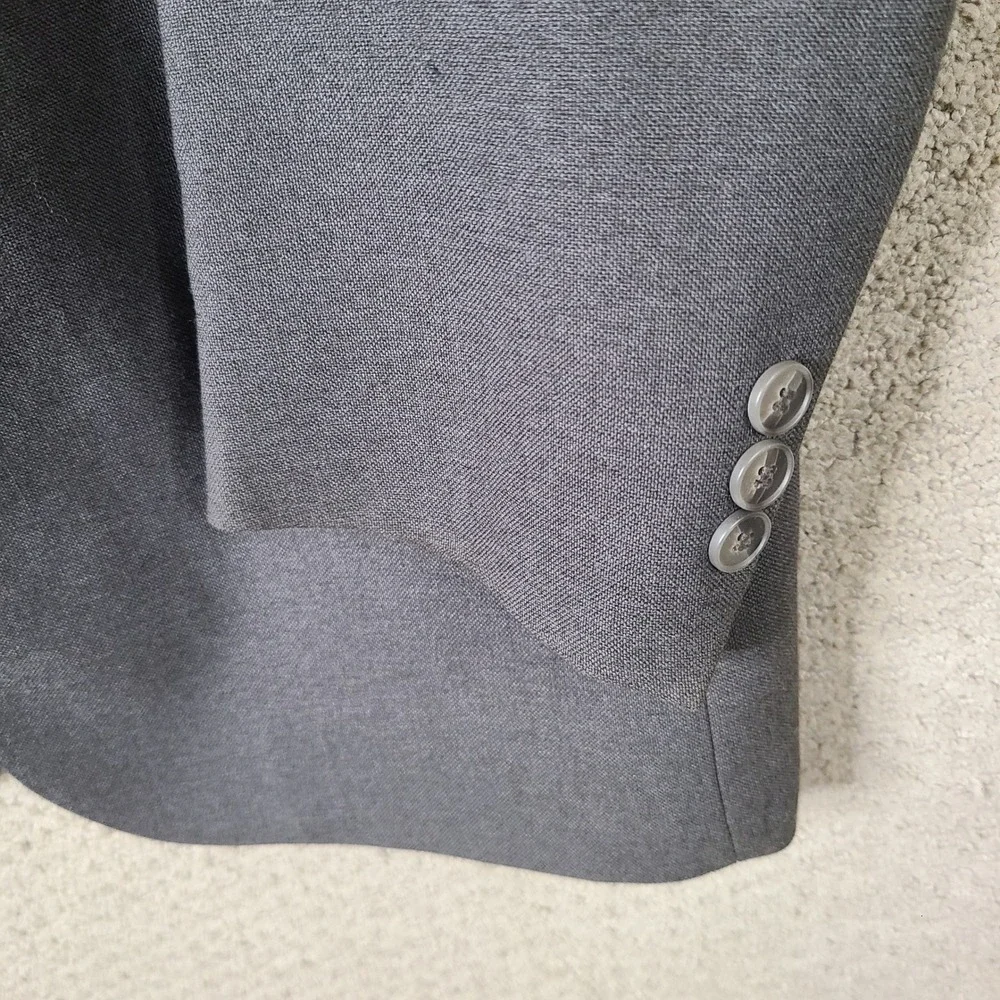 Vintage Levi Strauss Jacket Mens 42L‎ Gray Business Class Blazer Sport Coat USA